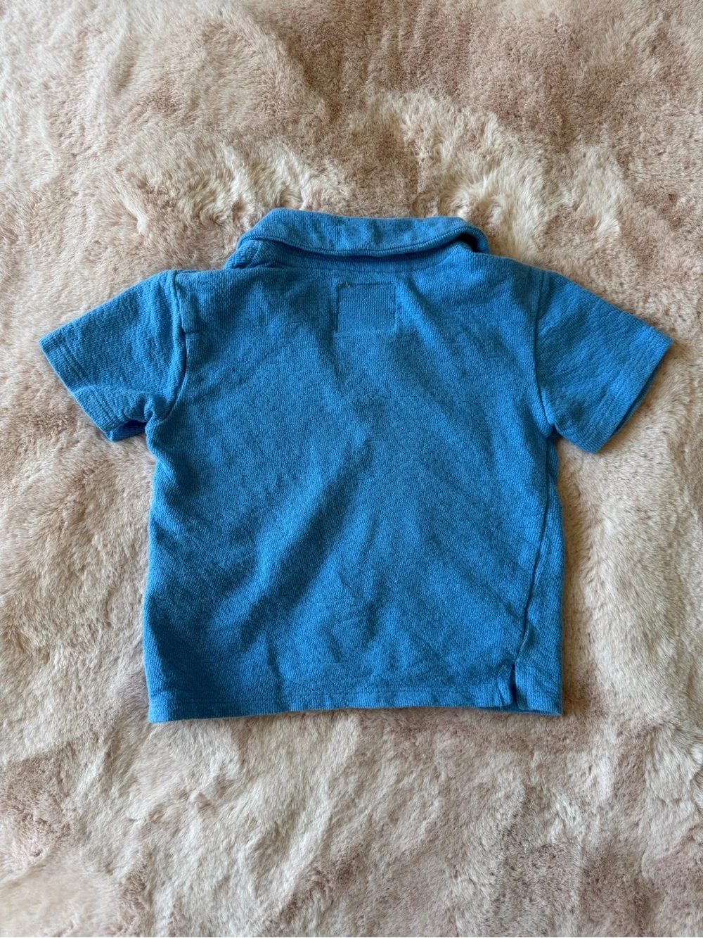 Stitch & Stone Blue Polo & Shorts Set - Kids Size 3T Cotton